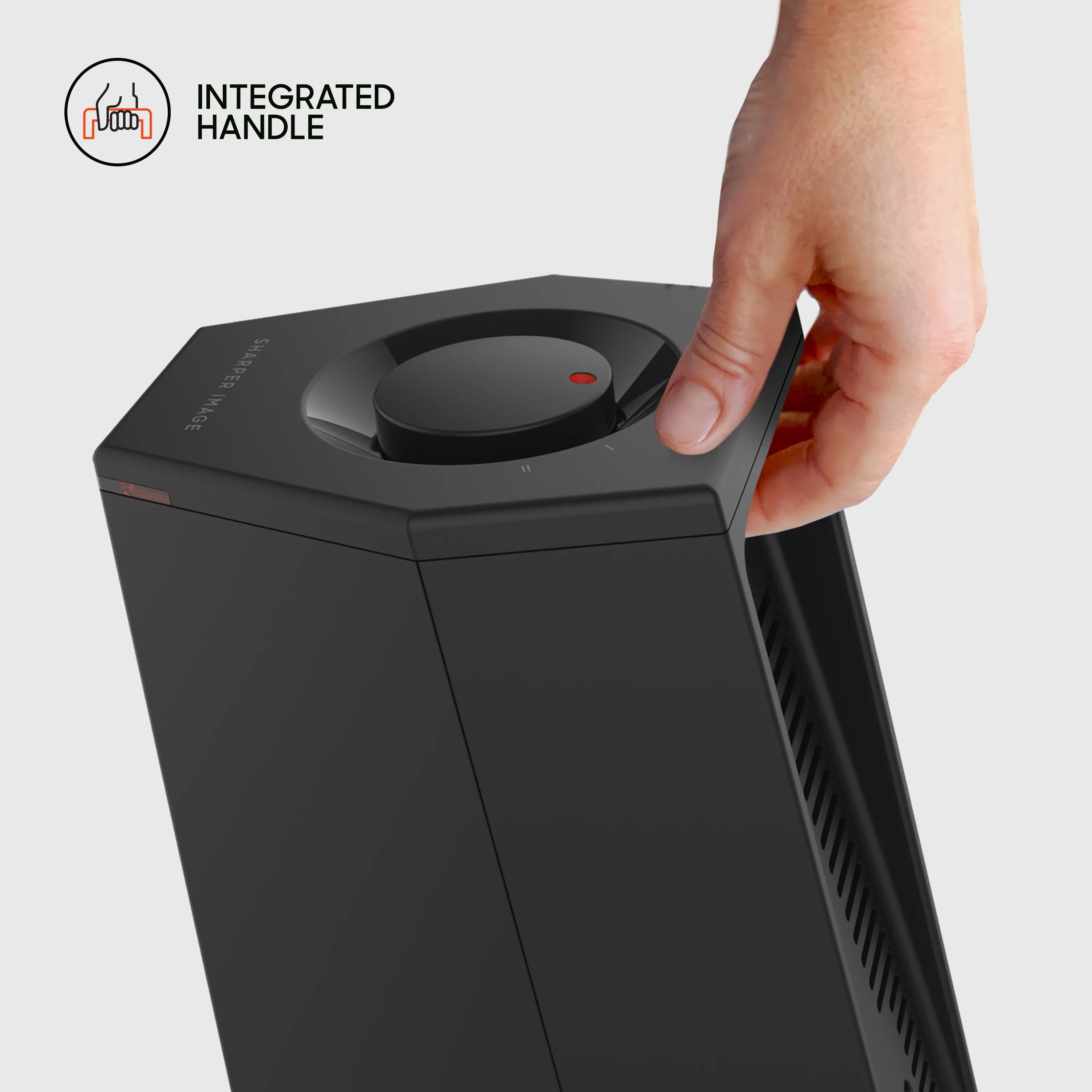 12H Settings, Image Heat Rise Heater, Black, New Sharper Tower Personal 2