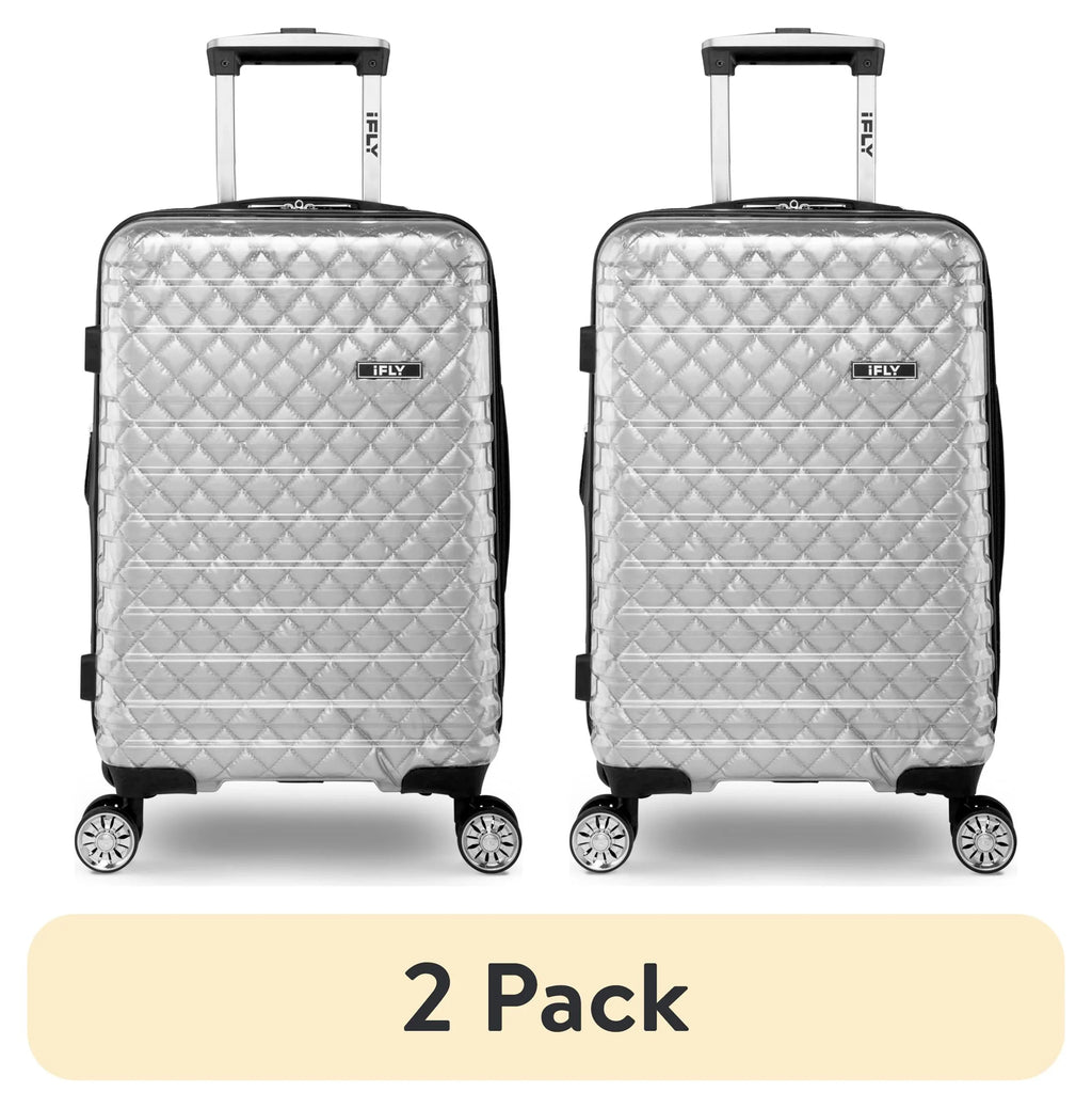 20", pack) Lugagge, Spectre Versus iFLY (2 Carry-On Silver Hardside Clear