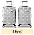 20", pack) Lugagge, Spectre Versus iFLY (2 Carry-On Silver Hardside Clear