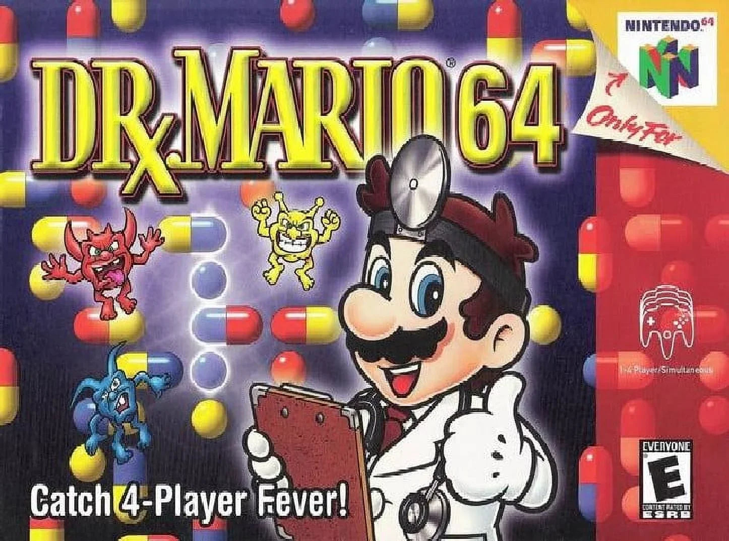 Puzzle Restored Dr. Game Mario (Refurbished) (Nintendo 64 2001) 64,