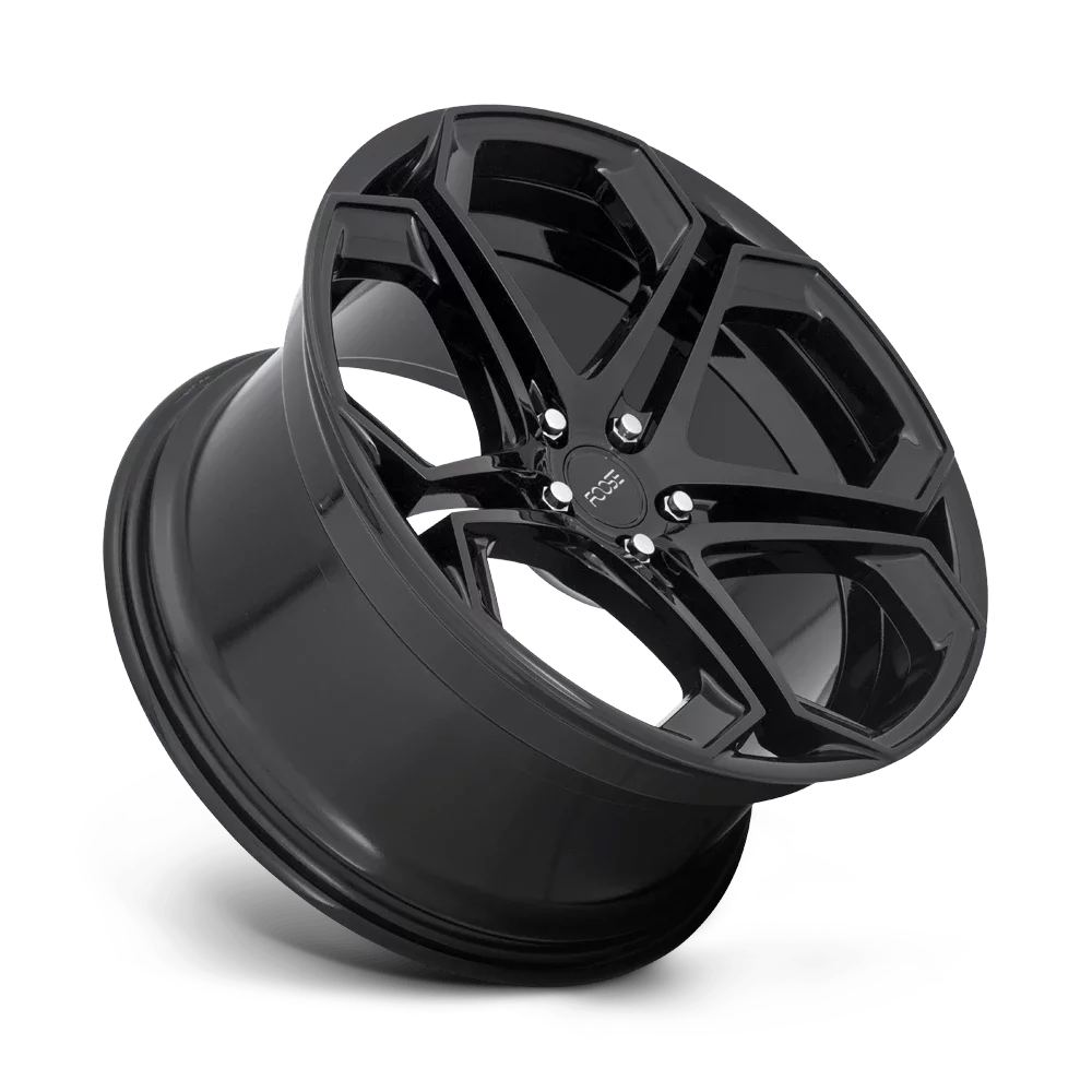 Foose Black Rim Finish, 20X9in F169 Gloss 1PC Aluminum IMPALA F169209031+38