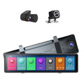 Video Recorder Andoer Screen Mirror Car Car Rearview Cam Car Recording Recorder 3 Clear Driving Auto Dash Cameras 2.5K 12in Touched Carplay