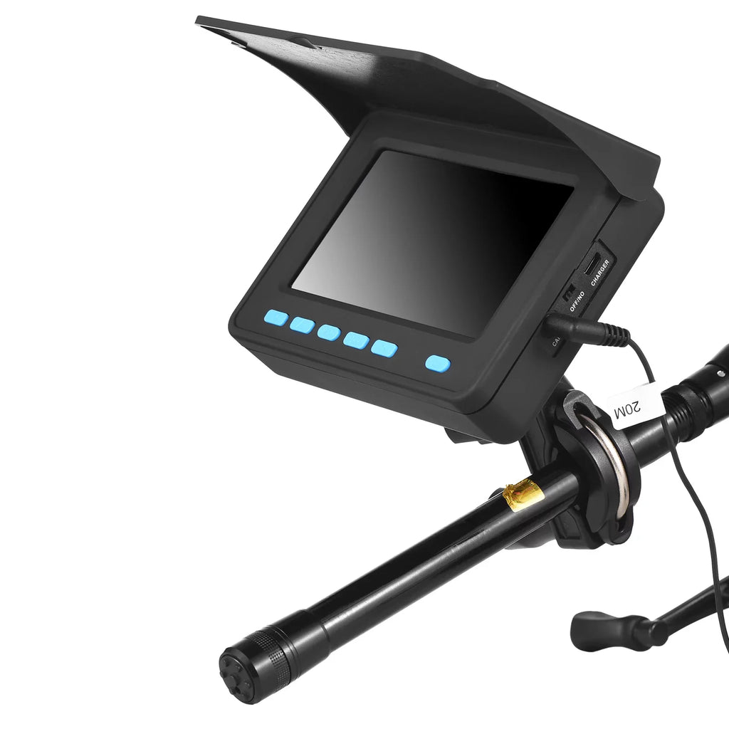 Fishing LCD 4.3'' Boat Fish Vision Walmeck for 20M/30M Finder 1200TVL LED Ice IR Night Fishing 8PCS Underwater Camera Camera