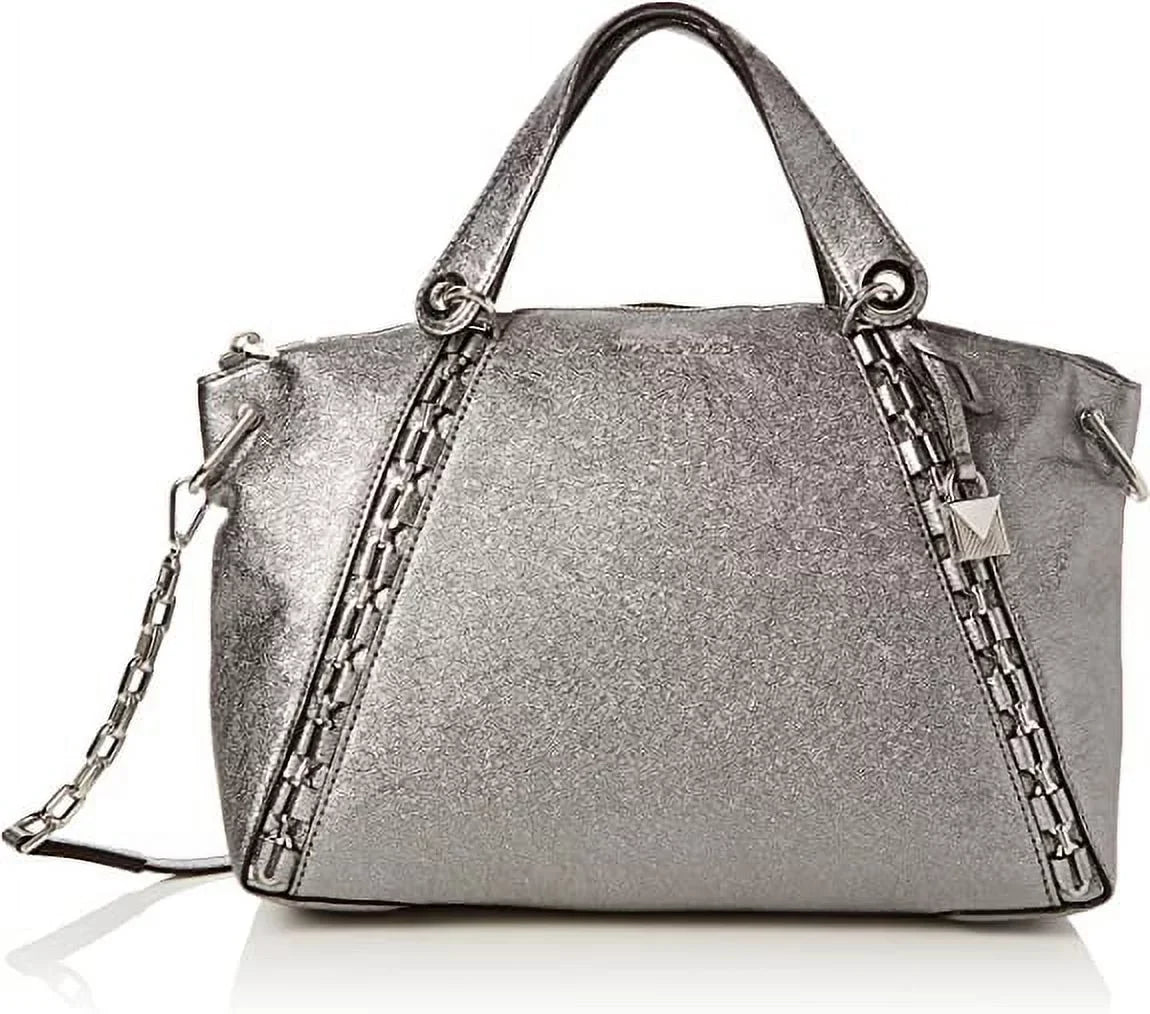 Womens Kors Grey Sadie (Light Michael Pewter) Satchel