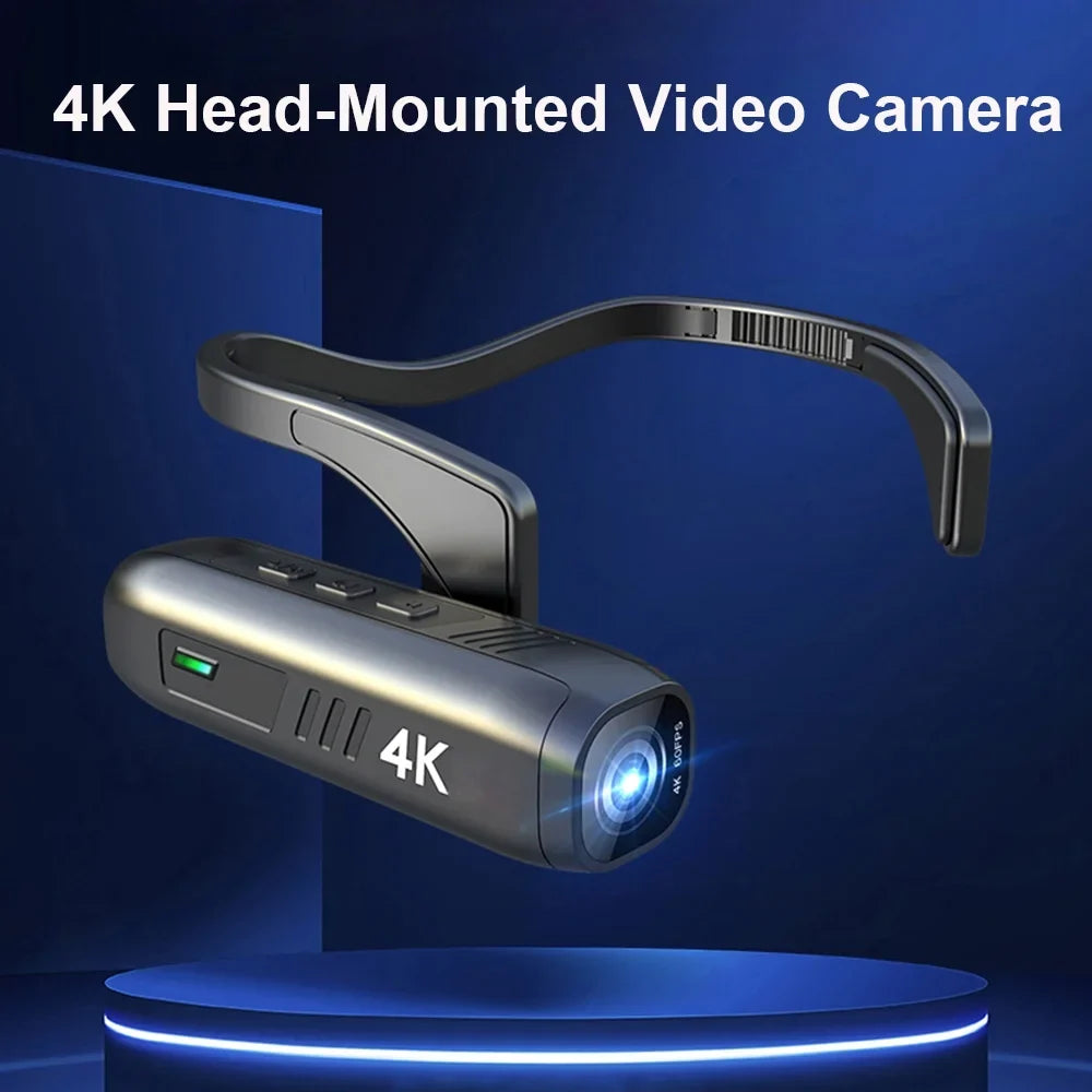 FHD 60FPS 1080P Camera Head Mounted Camcorder WiFi EP6 Andoer Wearable 4K Webcam Recorder Camera Video Hands-Off Camera Camera Vlog