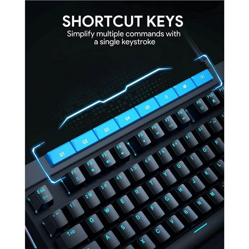 Volume KMG17 Blue 104key Switches Control Keyboard Mechanical Button with AUKEY