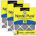 Carbon Plus 10 14x25x1 MERV Pleated Filters Pack (13_1/2x24_1/2) Furnace Air 3