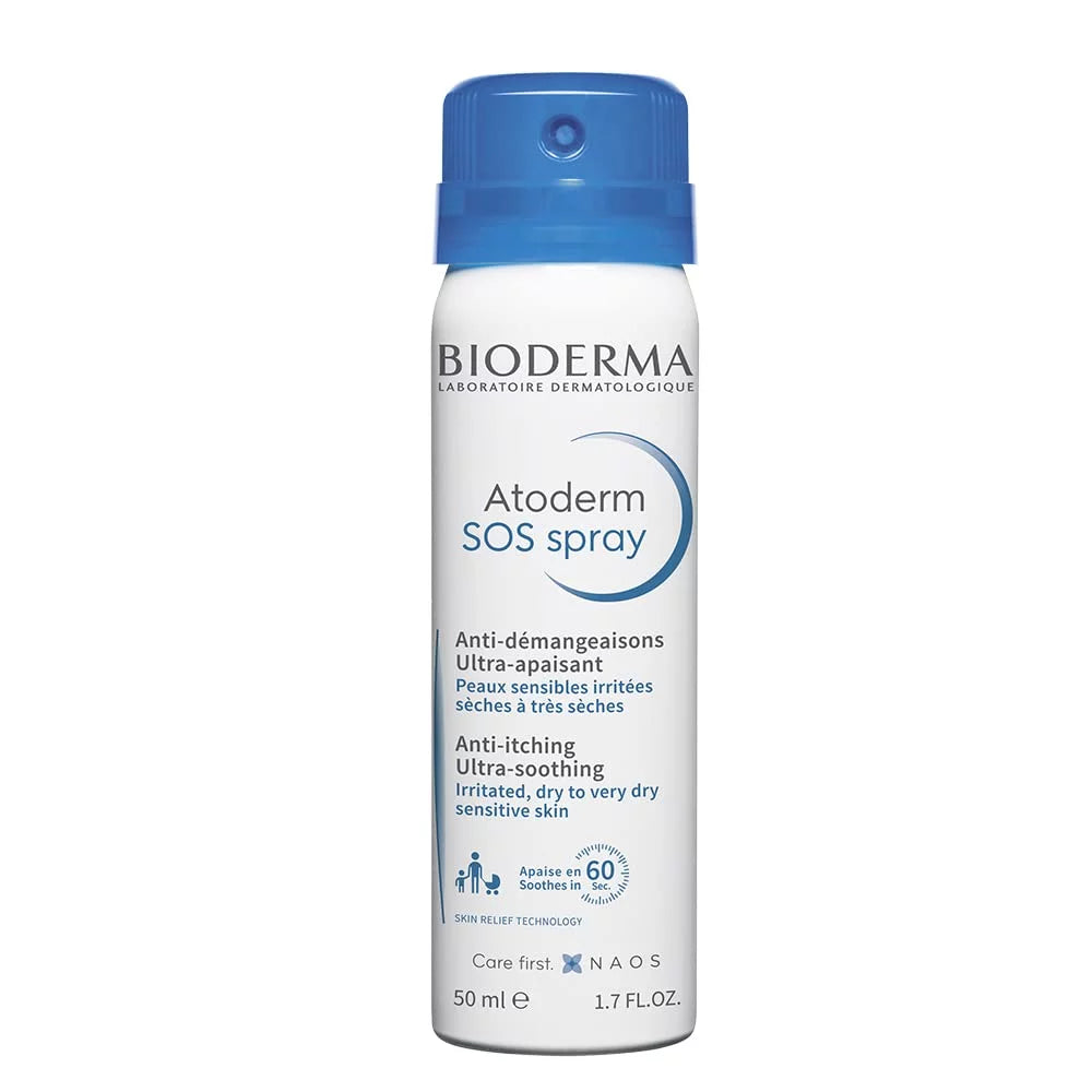 Anti-icthing immediate spray relief, reflex AtodermSOS Bioderma for 50ml