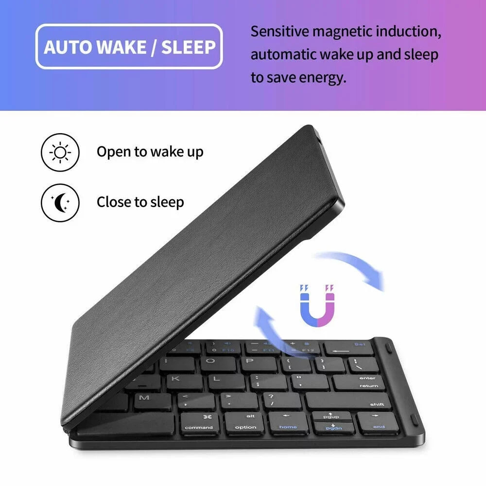 iPad Android Keyboard PC Phones iPhone Foldable Tablet Universal Bluetooth for Wireless Keyboard Mac Mini