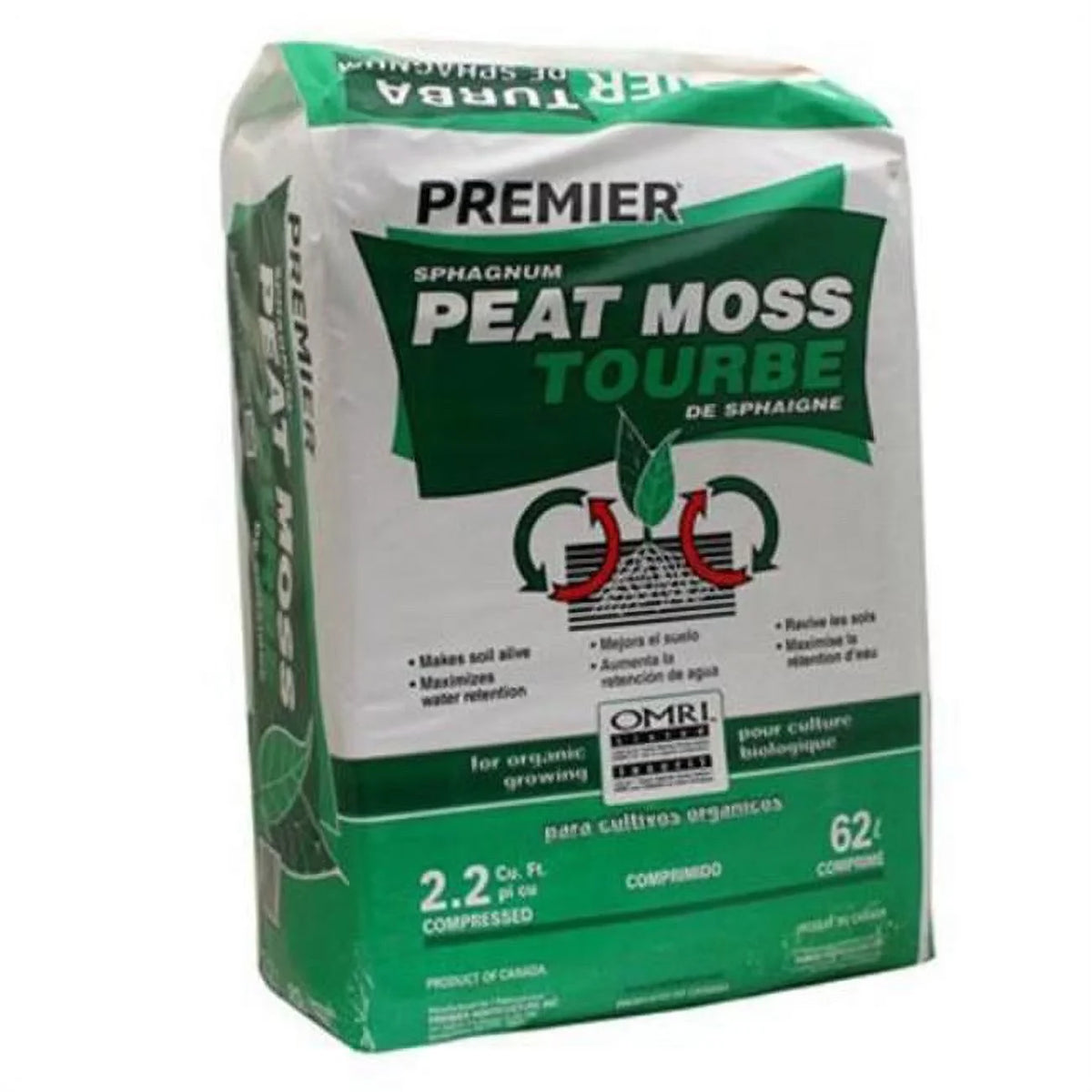 Moss Sphagnum Peat cu 2.2 Horticulture ft. Premier