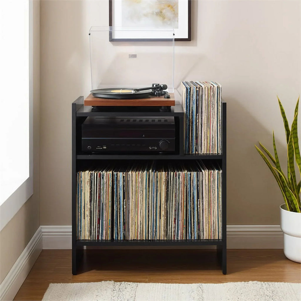Center, Media Storage Portland Vinyl Console Crosley and Furniture Tv Entertainment Stand Record