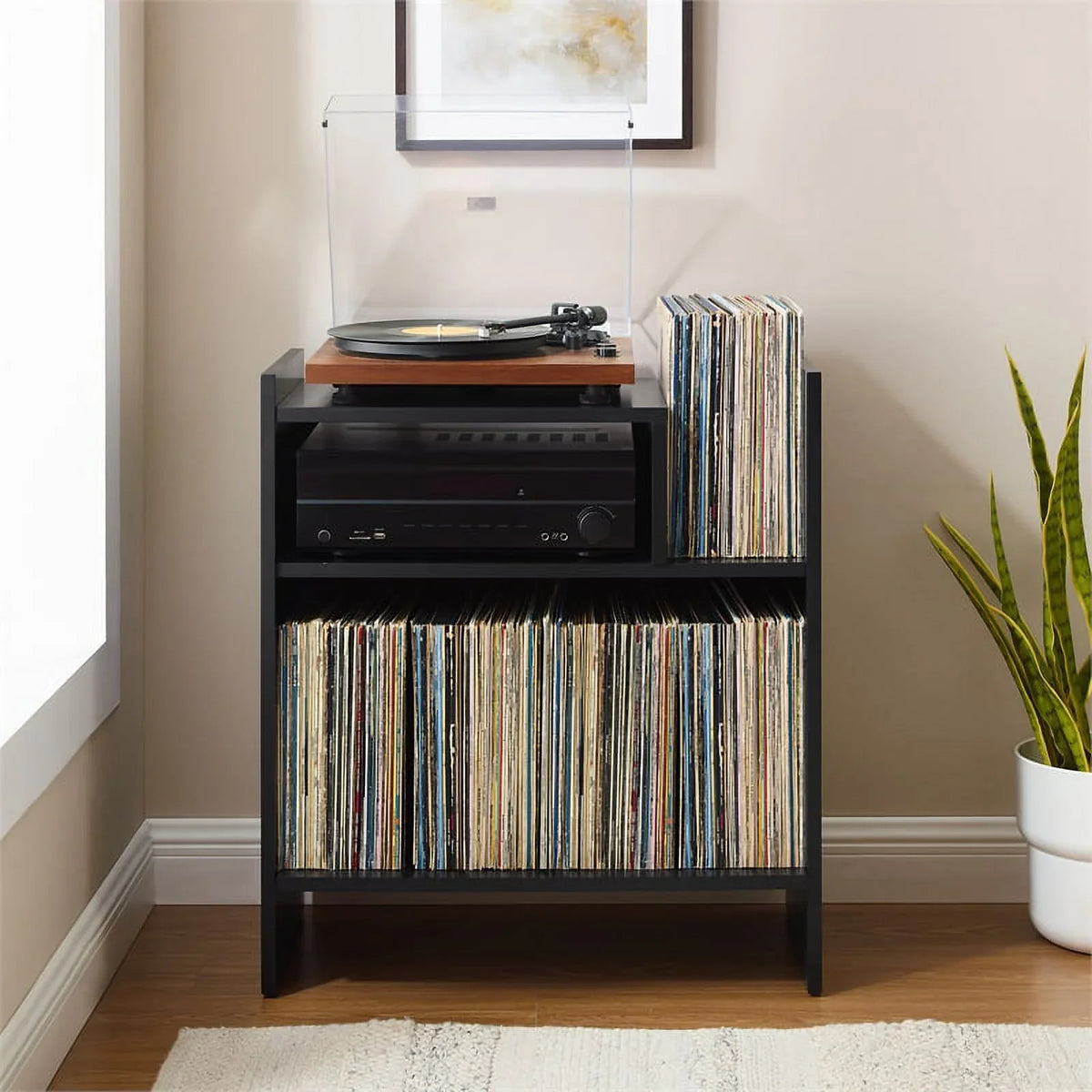 Center, Media Storage Portland Vinyl Console Crosley and Furniture Tv Entertainment Stand Record