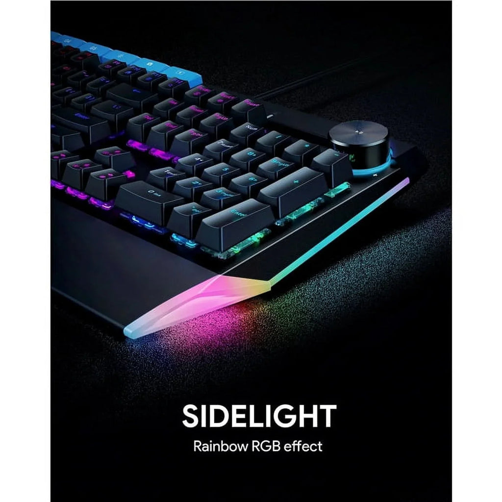 Volume KMG17 Blue 104key Switches Control Keyboard Mechanical Button with AUKEY