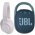 with 4 Headphones Blue 760NC Tune Speaker REFURBISHED JBL Portable White Clip JBL