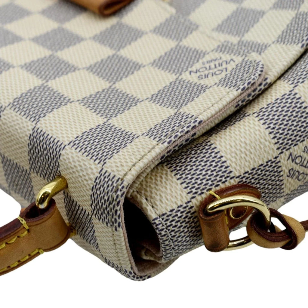 White Crossbody Azur Pre-owned Bag Damier Croisette Satchel