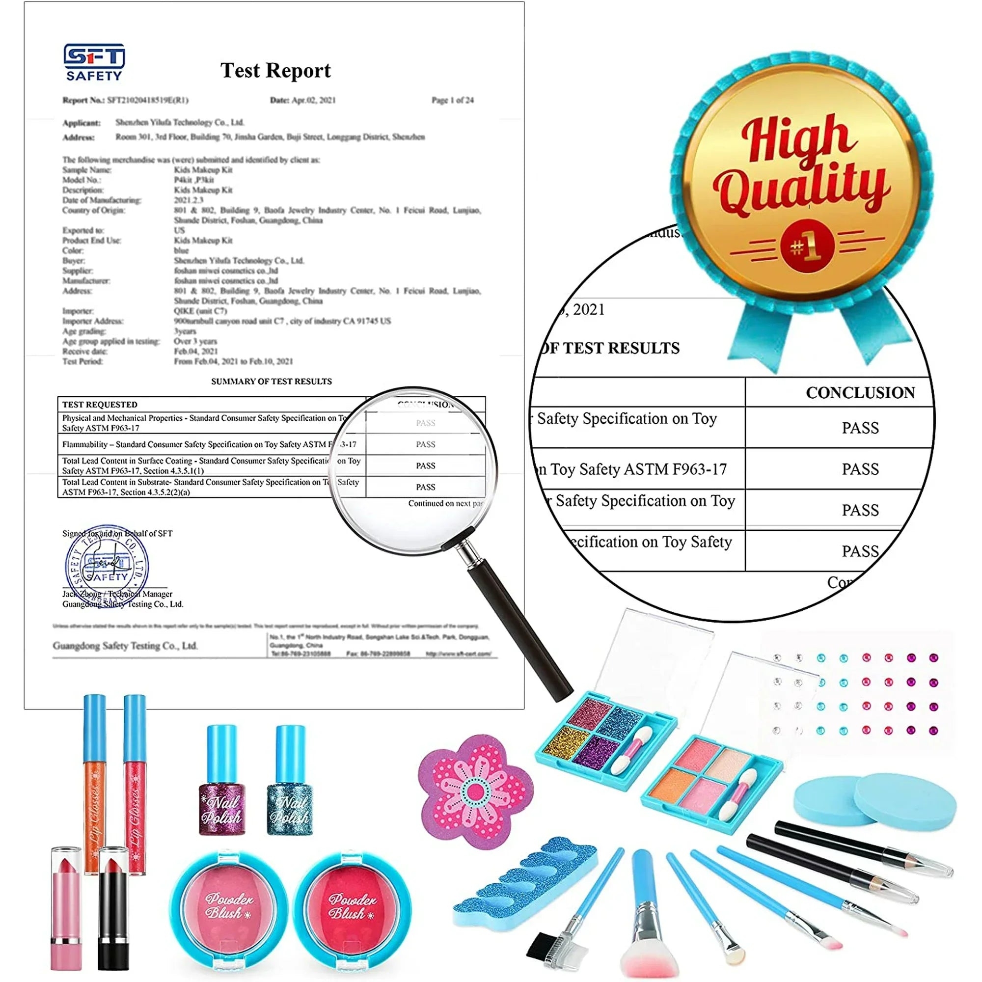 Washable 9 Years Girl Makeup 3 Play Girls Birthday Real Princess Makeup Old Kids, Kids 7 for Toys for Girl, Makeup Kit 10 Kit Cosmetic 4 with Girls, 5 Makeup Set 6 for for 8 Children 11 12 Case