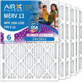 Comparable Pleated Electrostatic Made MPR Conditioner Pack USA AIRX Filter FPR Filter AIR. Furnace Filters to WICKED 9 Air - & FILTERS 24x36x1 MERV 1500 CLEAN 6 HVAC 2200 24x36x1 Air Premium by 13 AC