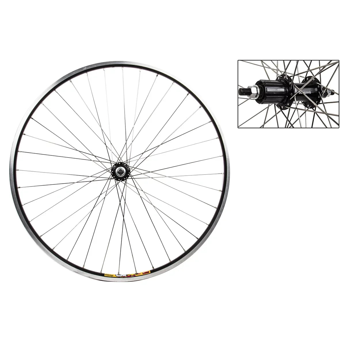 Wheel 700x35 WM Msw Zac19 Rm30 Dti2.0sl Wei 135mm Rear 8-10sc Bk Bo 36 622x19 Bk