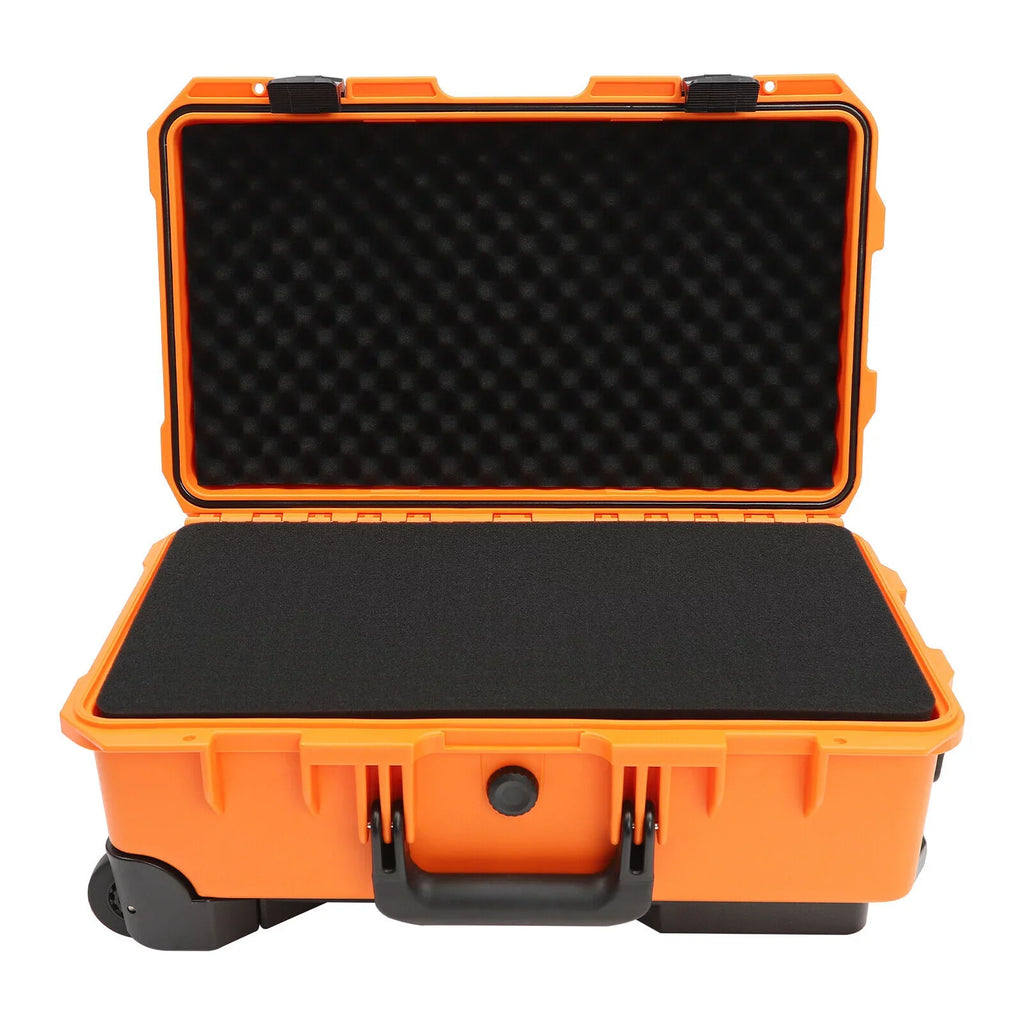 Portable Foam Portable 22" Case with Box Digital Miumaeov Case Foam Pull Camera Tool Retractable Case with IP67 Box Wheels Hard Camera Protective Handle and Case Waterproof