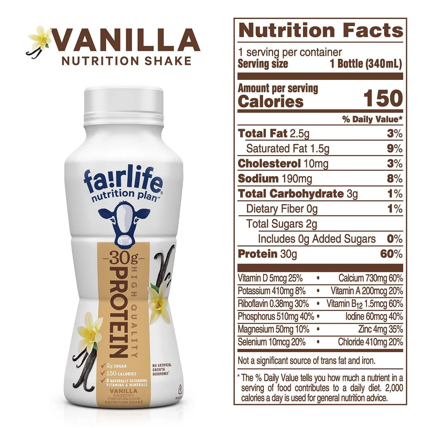 Vanilla (11.5 Fairlife Nutrition 12pk) fl., Plan oz.