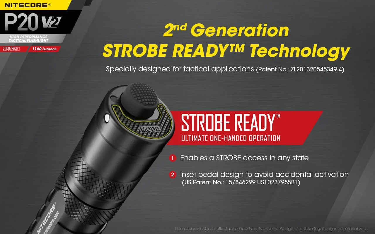 Nitecore Charger Lumens - - CREE XP-L2 LED 1100 V2 Tactical Battery, UI1 Flashlight w/NL183 P20 +Free Eco-Sensa Cord V6 USB Combo: