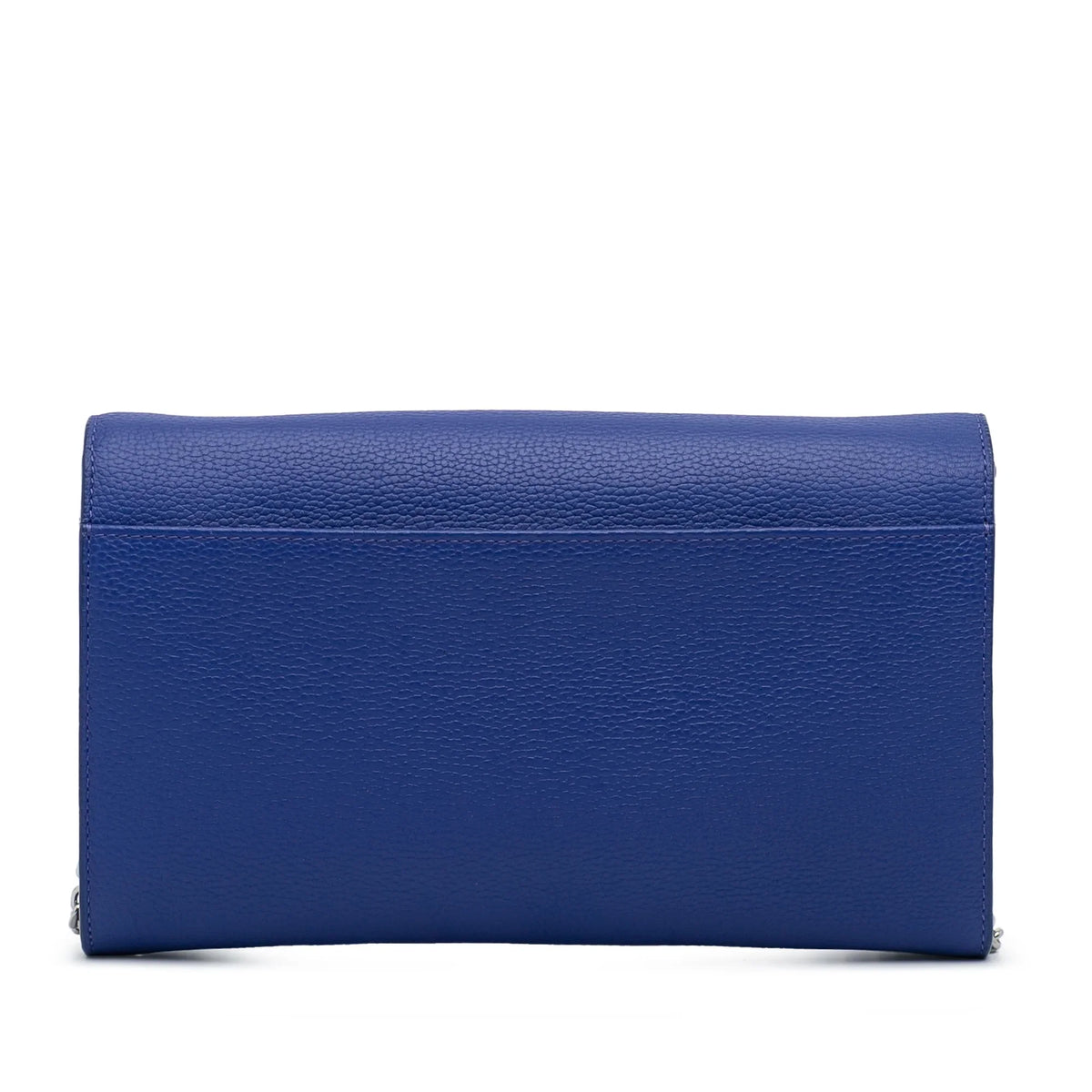 Blue Chain Patricia Leather Authenticated Pre-Owned Bag on Wallet Calf Studded MCM Unisex Crossbody (Good)