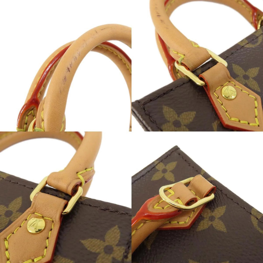 Petite Pla Women's Handbag Pre-Owned Monogram (Good) Sac Canvas M69442