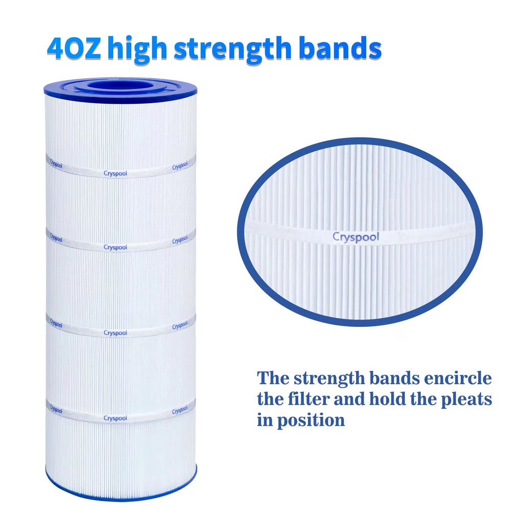 FC-1287,PWWCT150,PJANCS150, Compatible Pool Filbur pack 1 Filter C-8414, with sq. Ft, CRYSPOOL 150 Unicel