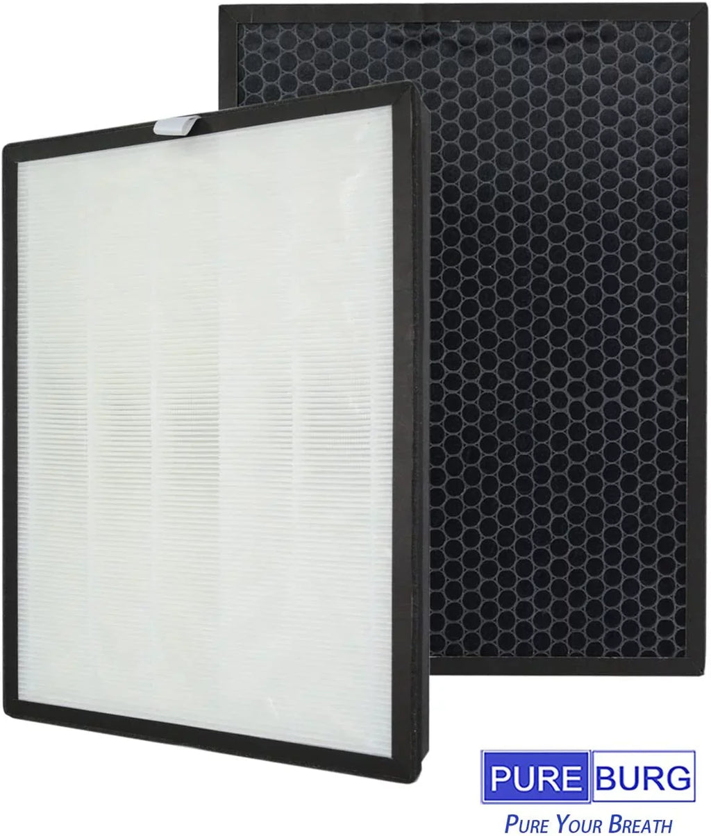 Compatible efficiency with High Filters 3-in-1 Replacement PUREBURG HEPA 2-Pack ,BKJ-33