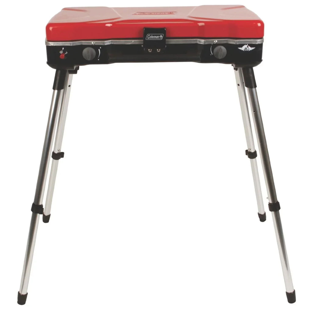 Grill Fyremajor 2-Burner Coleman Stove and Propane