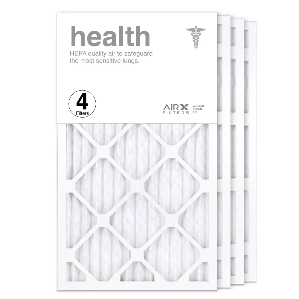 AC Filter, 14x24x1 in AIRx 4-Pack MERV Furnace Pleated Air the Air HVAC Filters USA Made Filter 13 Health