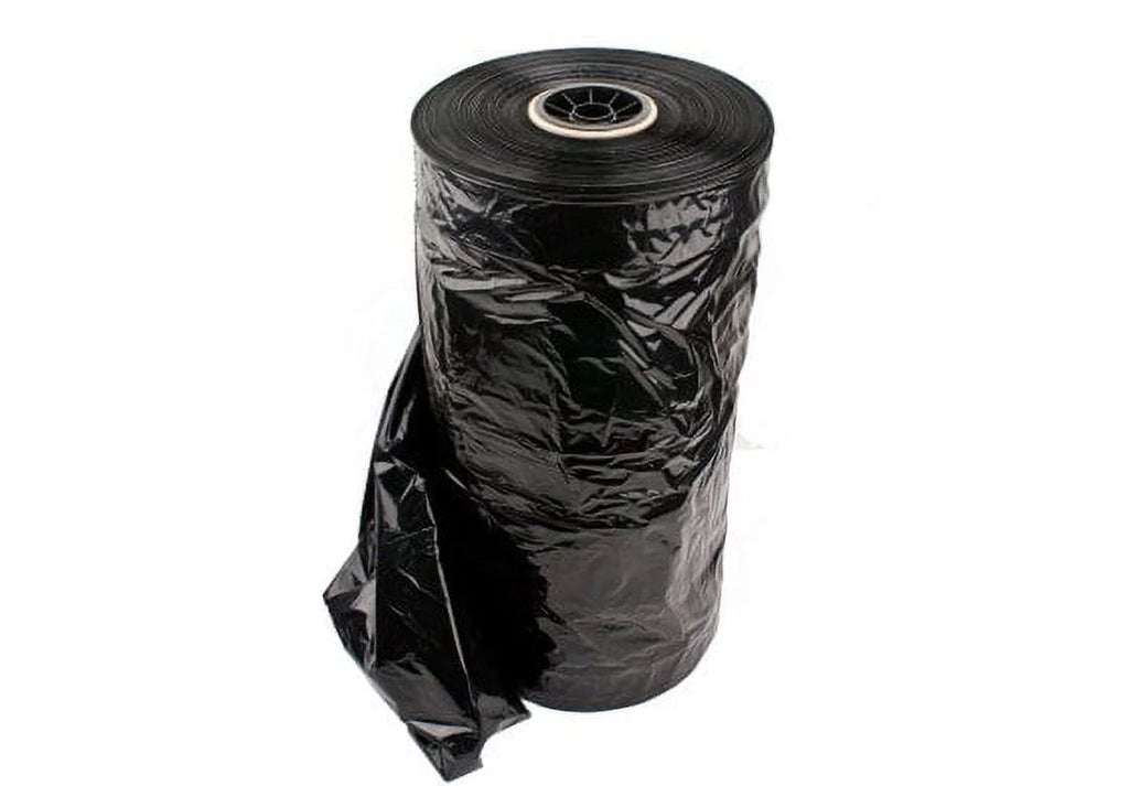 , Plastic garment NAHANCO - Black Super weight roll, 333/ROLL bags on 54"H a