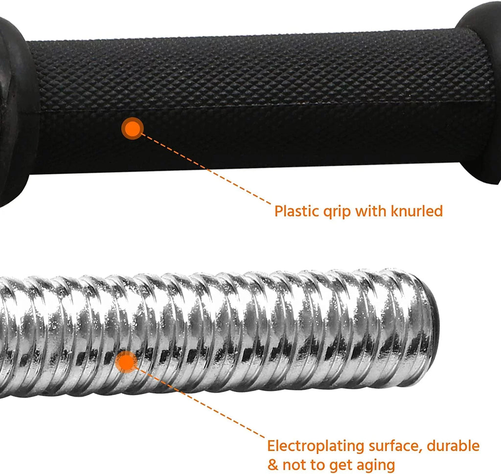 Gym/home for Adjustable 66LB Strength Plates Training Set, Fitness Men Body Cap and Women Weight Dumbbell Barbell Workout