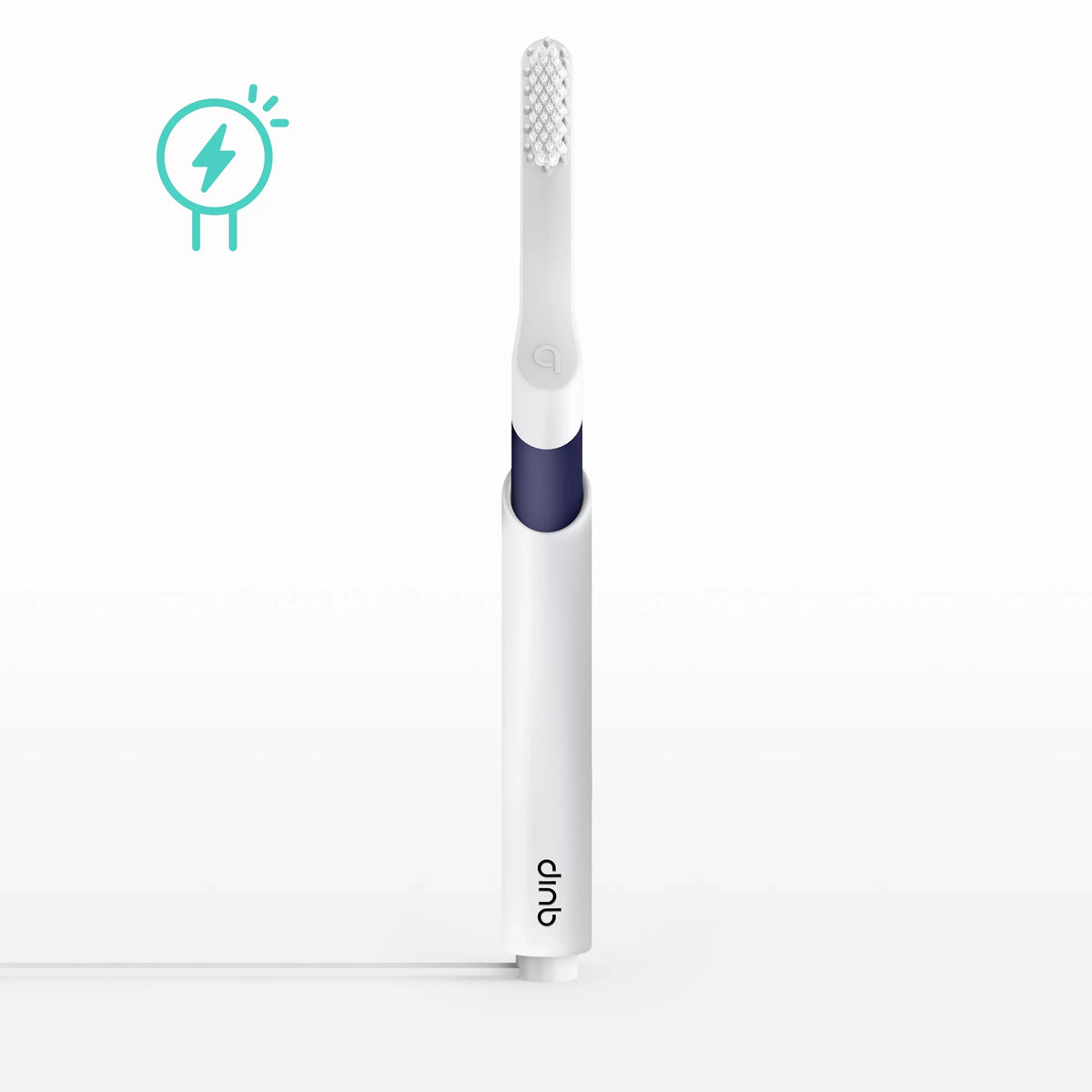 Full Midnight Electric Head, Rechargeable Adult Quip Toothbrush