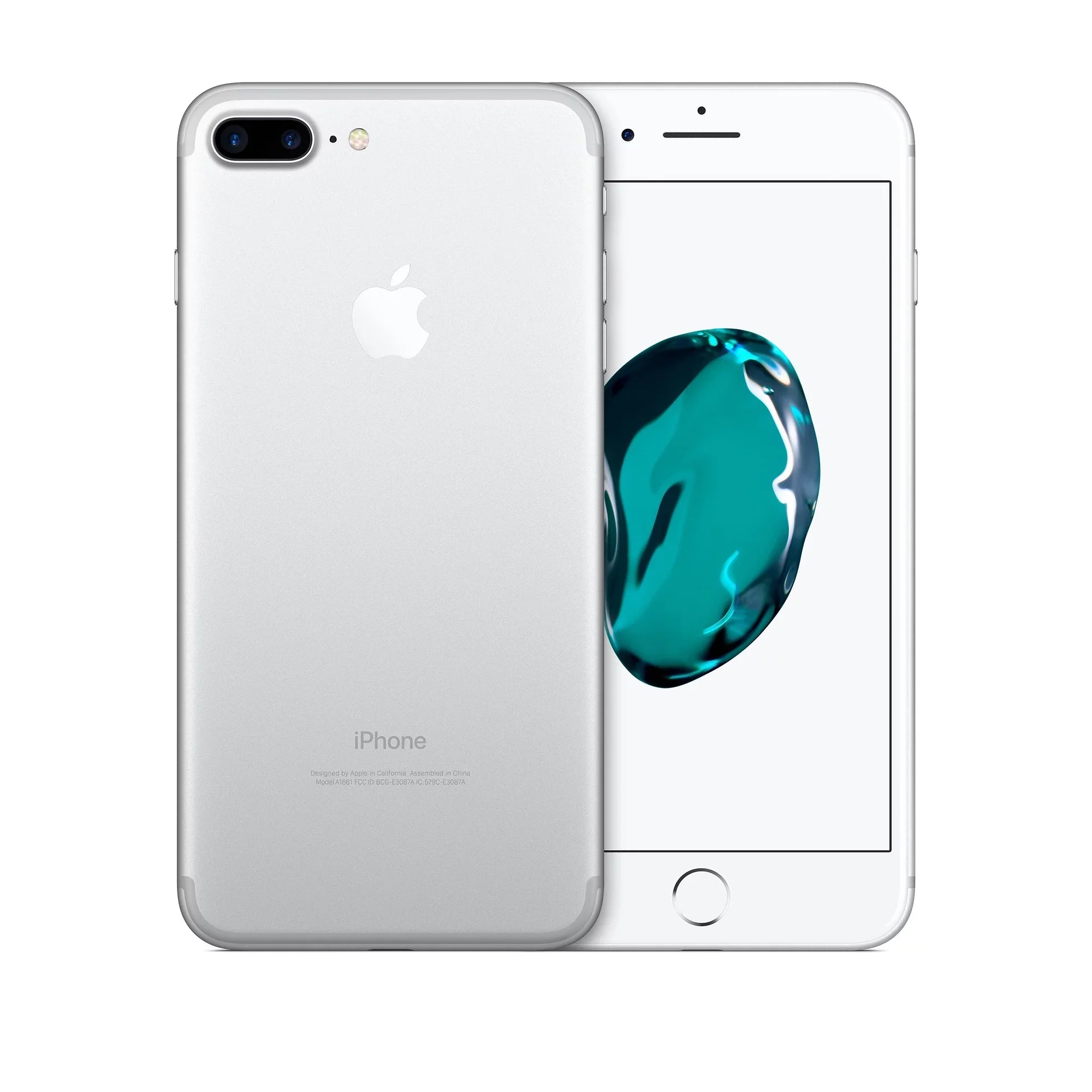 Plus (Good) - Unlocked 128GB Silver 7 - iPhone Pre-Owned Carrier