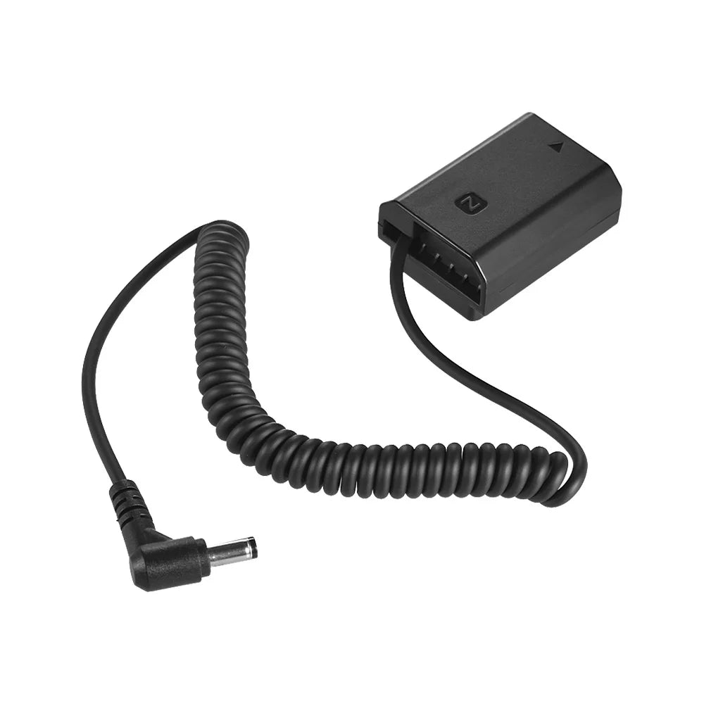 Battery with NP-FZ100 Pack Cable Suitable Andoer Spring A7RIII A7III for A7SIII Dummy DC Coupler Connector A9
