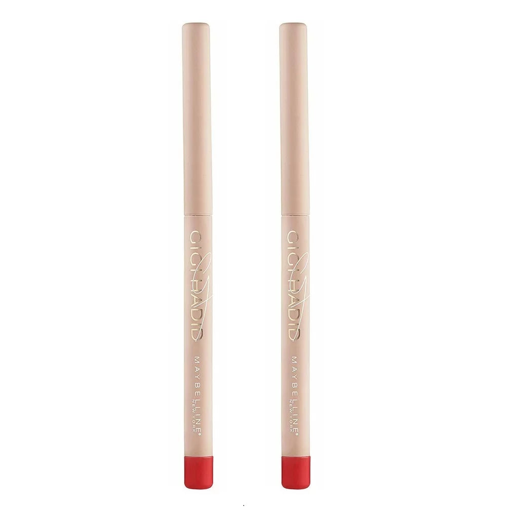 Hadid Pack 2 New of Gigi GG25 Maybelline York Lip Austyn Liner,