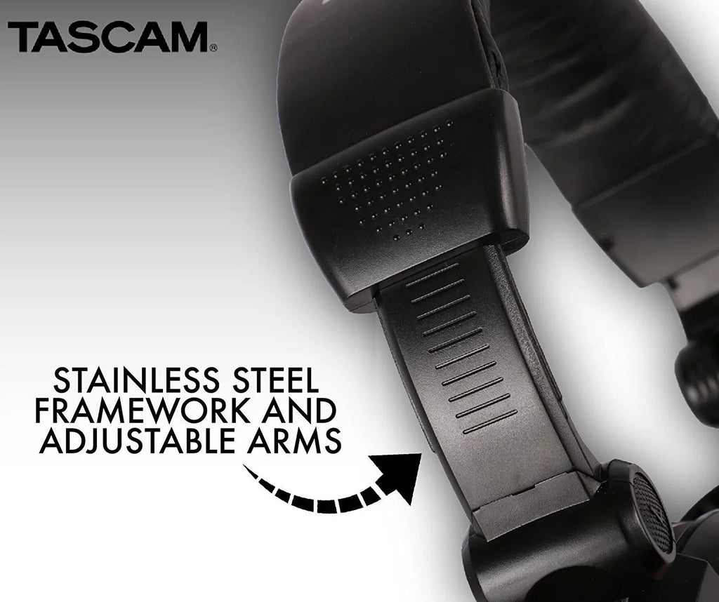 Back Closed Headphones TH-03 (Black) Over-Ear Tascam