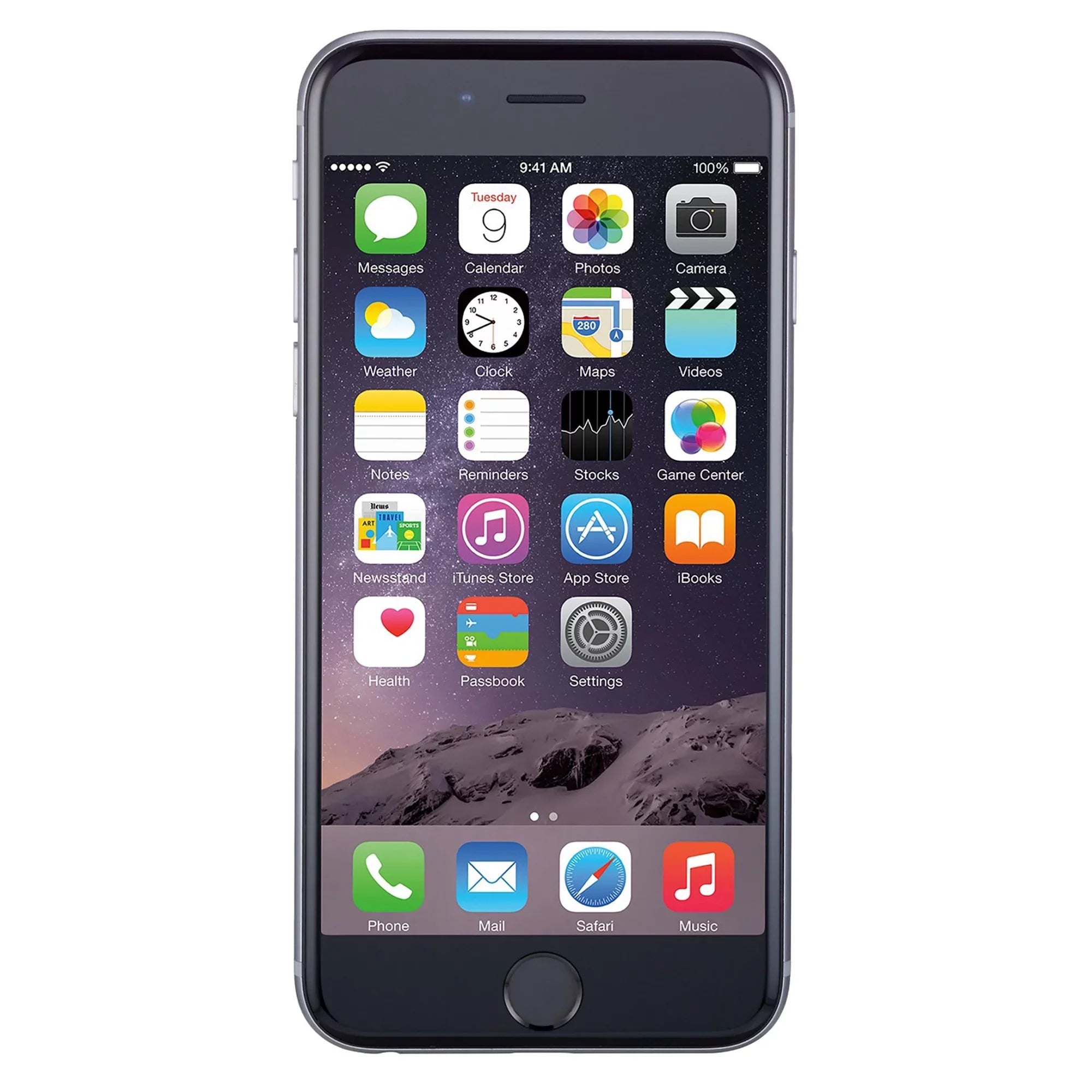 iPhone Smartphone Restored 6 (Refurbished) Unlocked Space Plus GSM + Gray 64GB (AT&T T-Mobile)