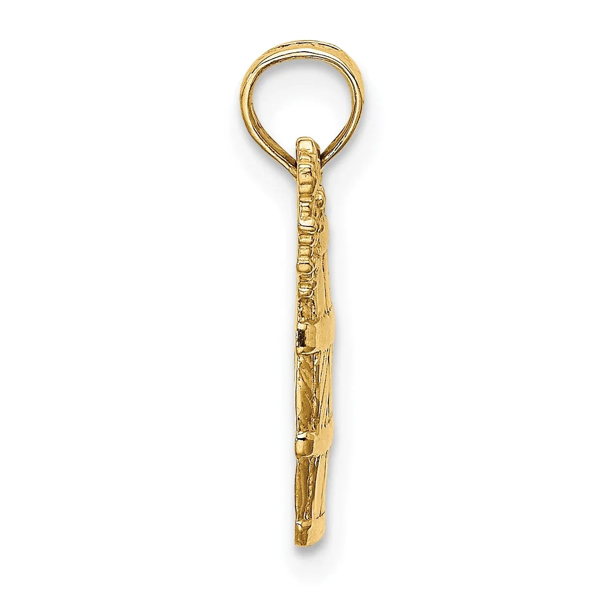 Wine FJC with Gold Yellow Finejewelers Charm Barrel Grapes 14k