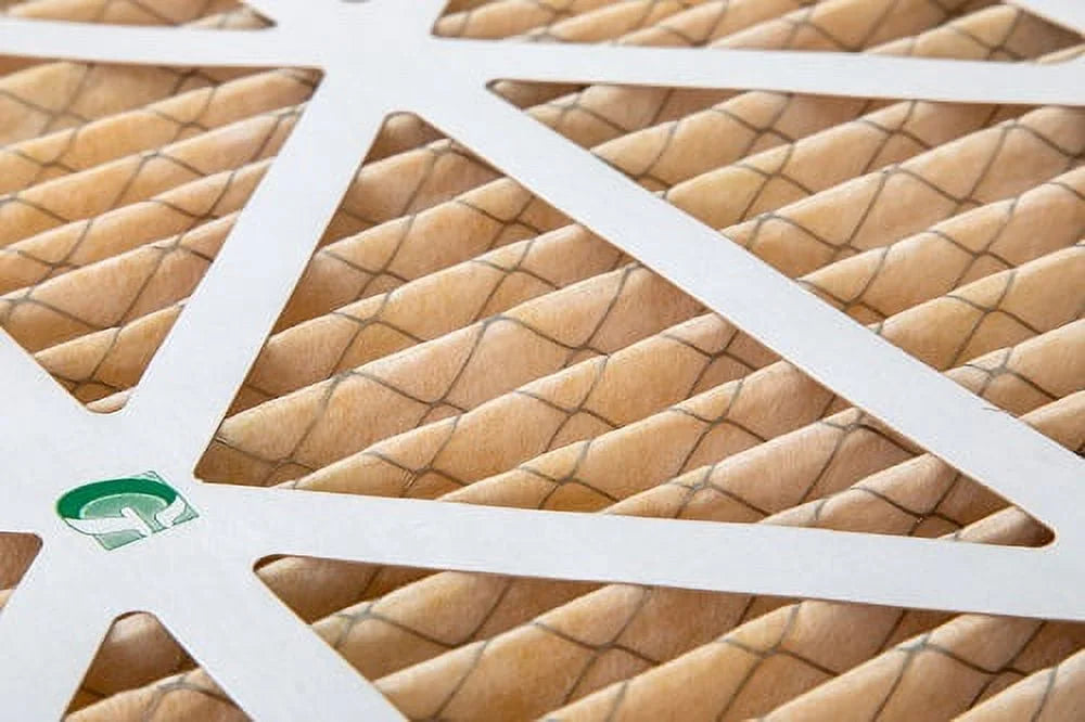 Air Actual 11-1/2 Filters Pleated 12x20x1 11 Pack 19-1/2 7/8 MERV x dimension: 6 by of Glasfloss. x