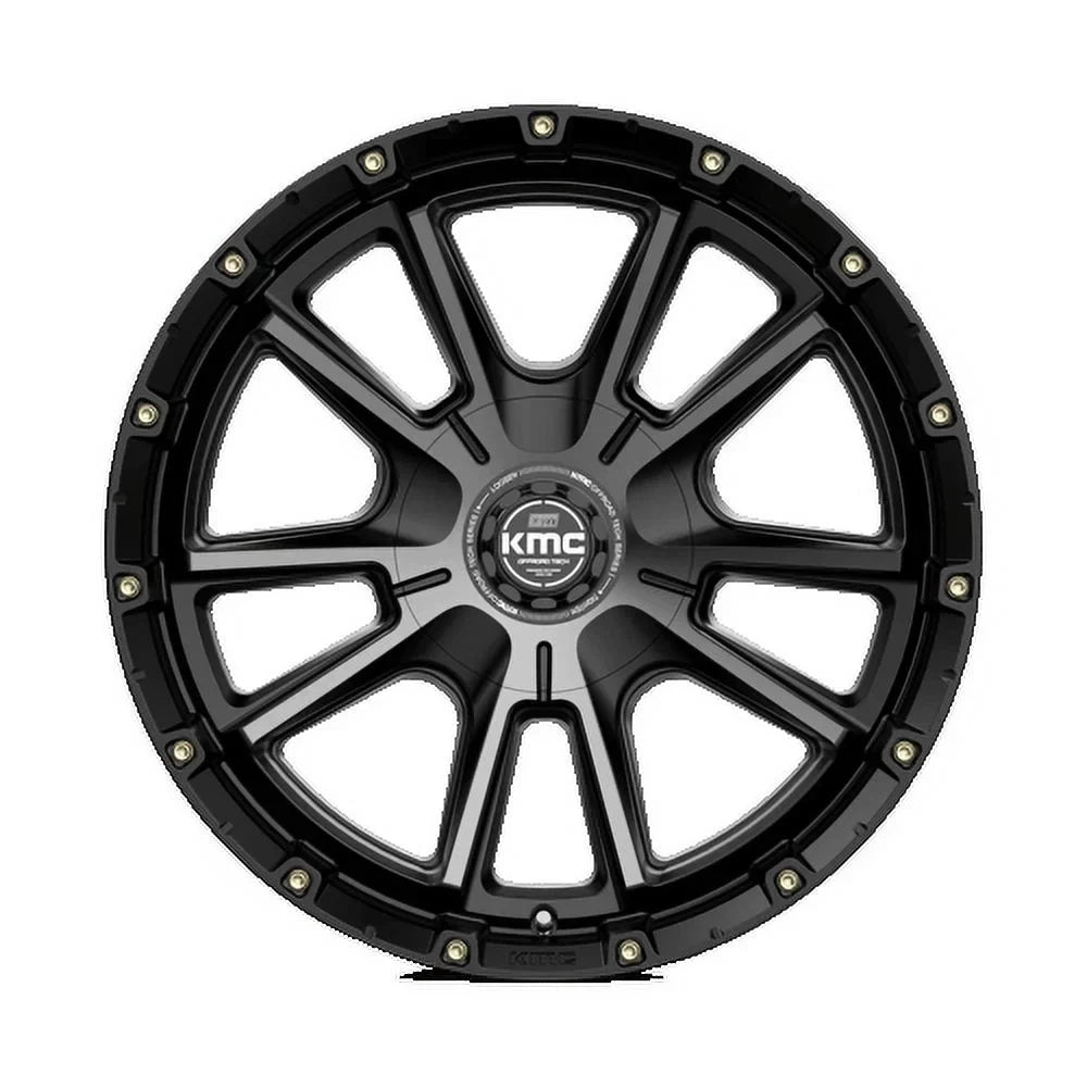 S-BLK KM100 GTCC Aluminum Rim KM10029067418 20X9 Cast KMC 18MM, 6X135/5.5