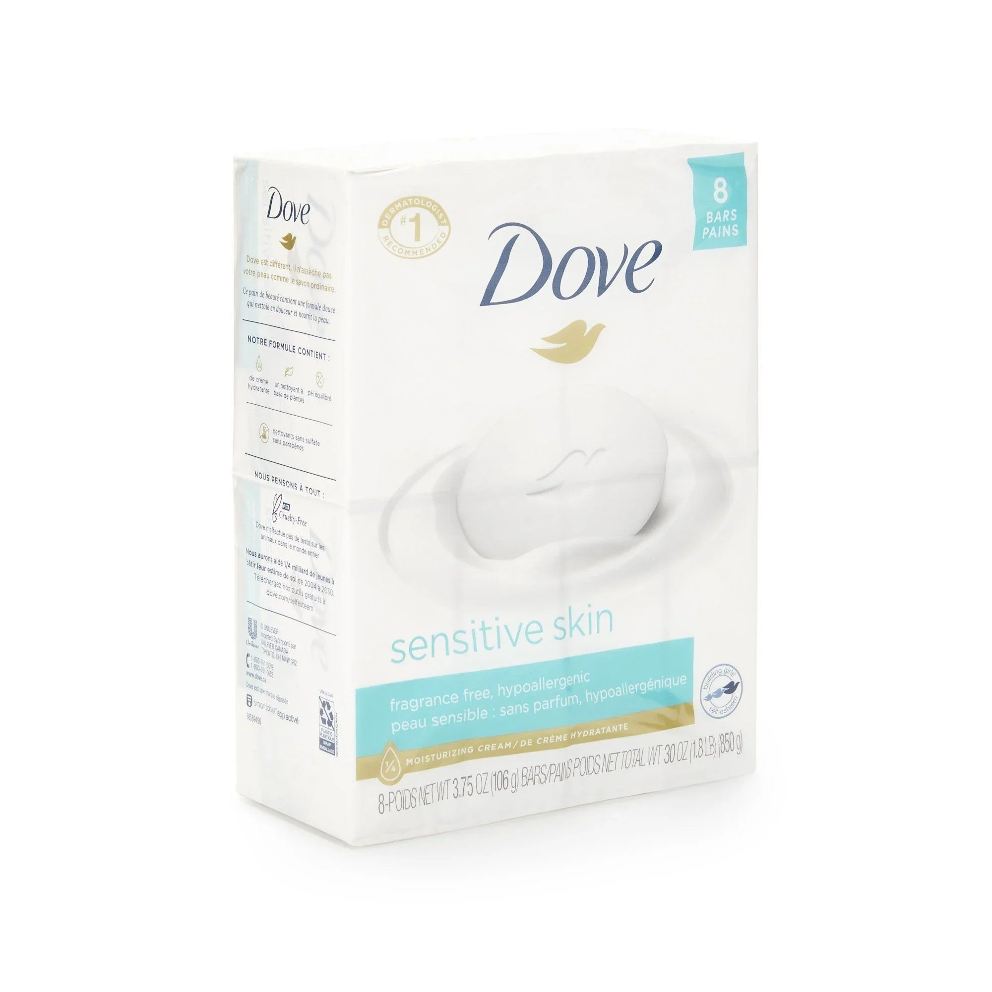 Skin (PK/8) Soap Sensitive Dove