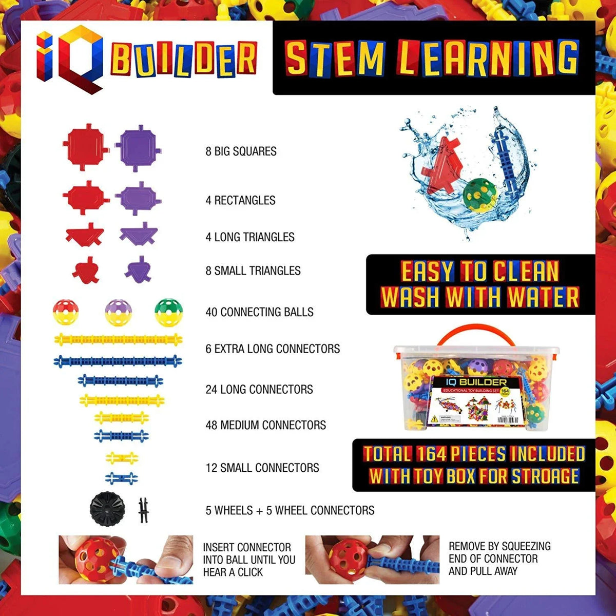 Kids Ages Year 9 Blocks for Creative Educational Set Engineering, Toy Construction Best - 5, Old, and 6, Learning STEM 8, Boys Girls Gift Building Toy BUILDER and IQ Toys, 10 for Fun 7,