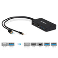 DisplayPort, Pro, 2) 3.0 and Ethernet and Video Station Thunderbolt PC USB HDMI to Adapter Output DisplayPort(Thunderbolt Hub or HDMI, Dock/Docking MacBook - Mini DP for with 2 Gigabit gofanco Surface