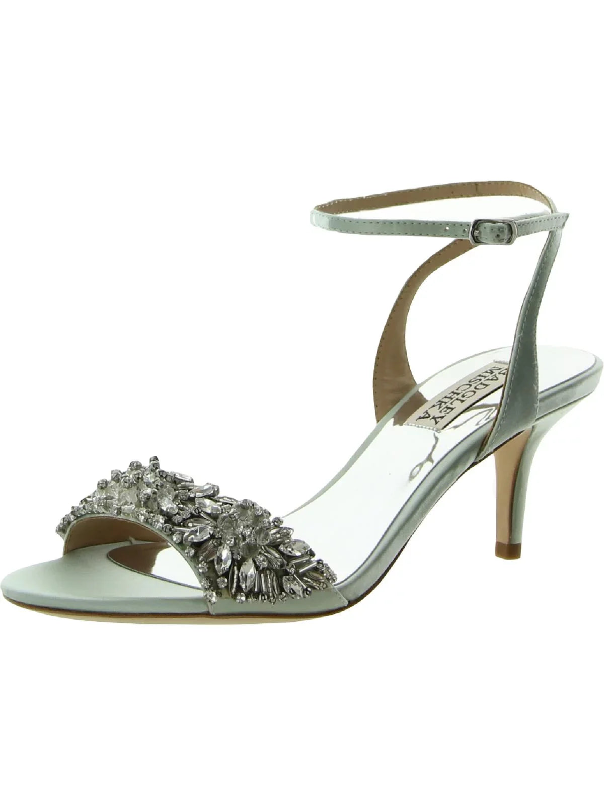 Heels Strap Leather Badgley Ankle Richelle Mischka Womens