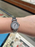 14502402 Silver Stainless Coach Watch Glitz Steel Crystal Madison Tone
