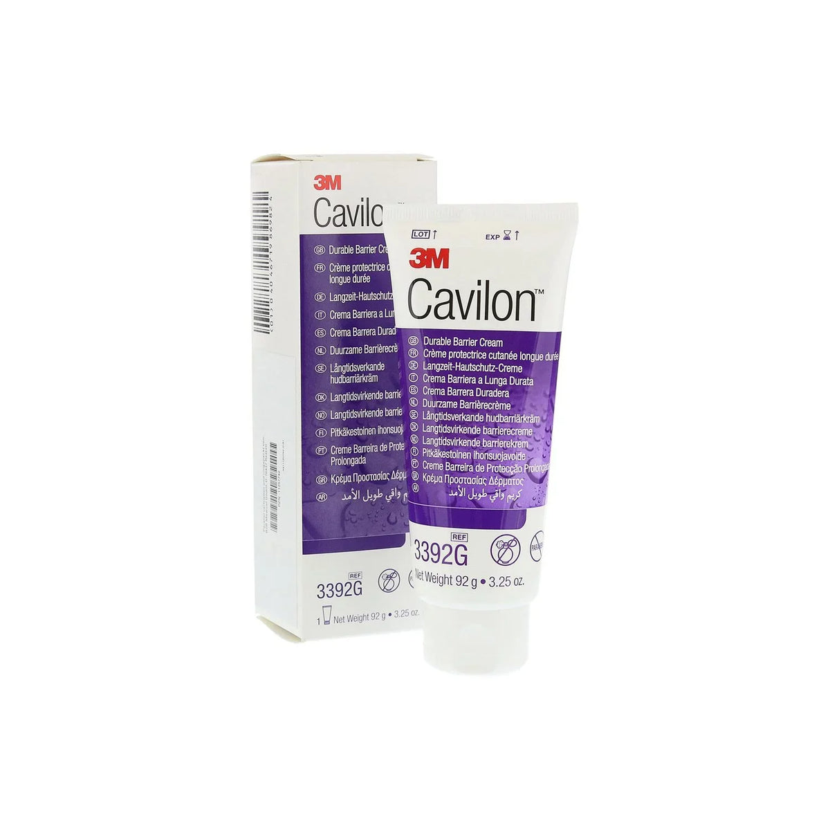 of Dimethicone Cream Pack 3.25 oz 6 Barrier Protectant Cavilon Durable Skin