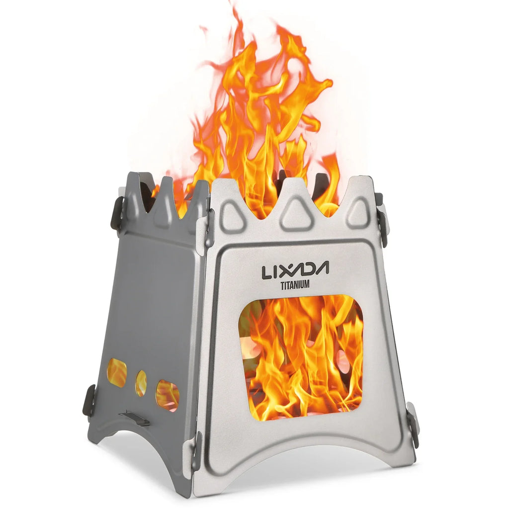 Lixada exterior Wood Stove Stove Stove,StovePicnic Stove Portable Siuke Buzhi Bbq Stoves Portable Jinmie Stove