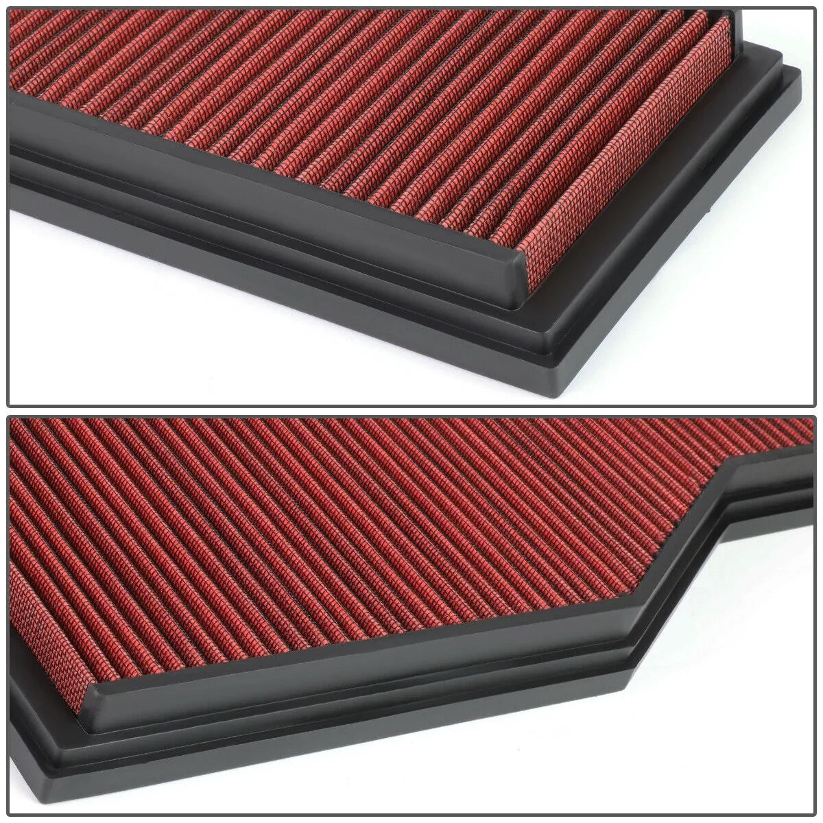 Porsche Red 1999-2008 Reusable 911 Panel Drop-In 3.4/3.6/3.8l Filter For Air Teledu